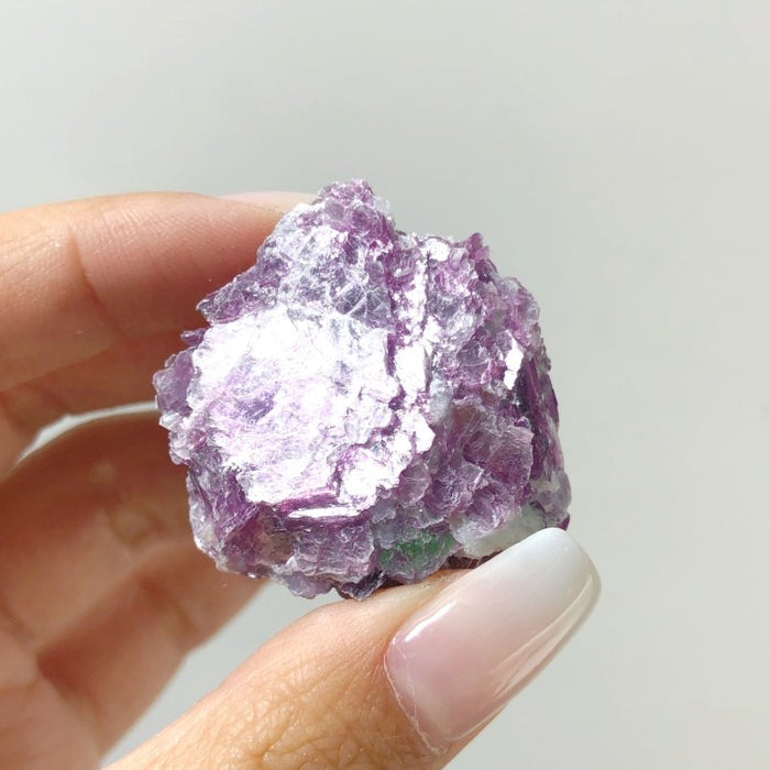 10.2lbs Raw Spark Purple Lepidolite Specimen
