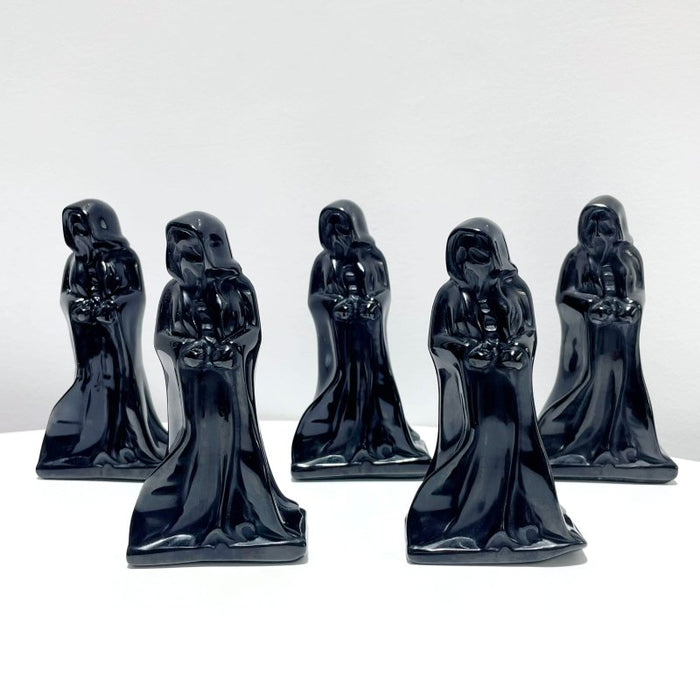 10cm Halloween Obsidian Grim Reaper Carving Wholesale