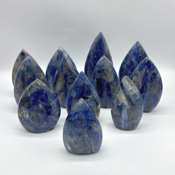 12 Pieces Beautiful Blue Kyanite Mixed Clear Quartz Arrow Head Shape Carving
