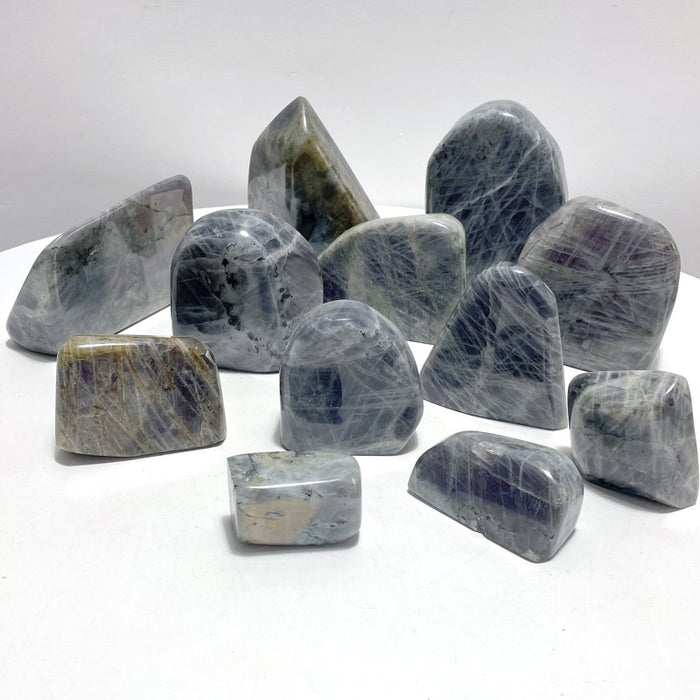 12 Pieces Large Purple Labradorite Free Form