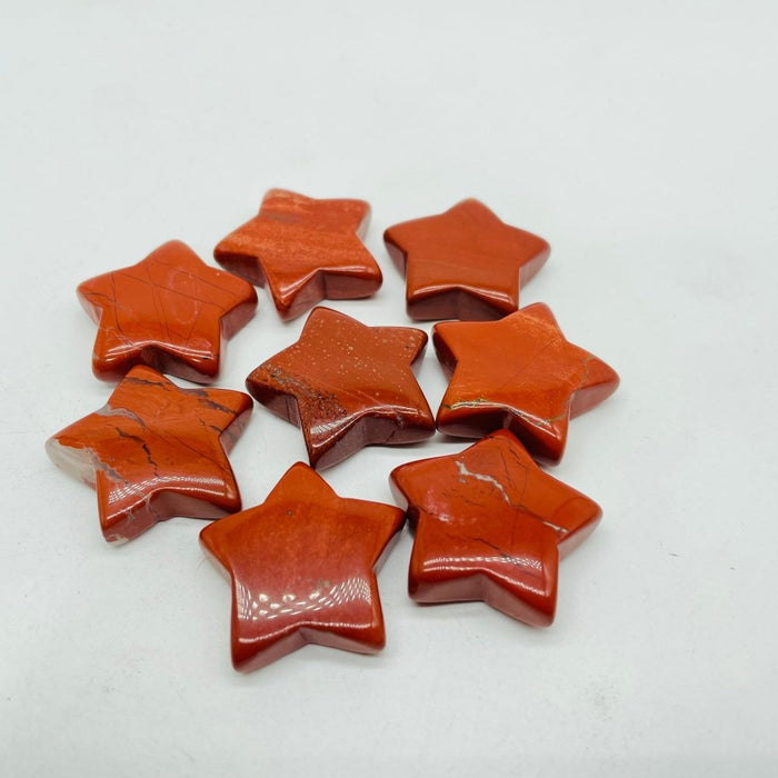 1.2in (3cm) Red Jasper Star Moon Wholesale