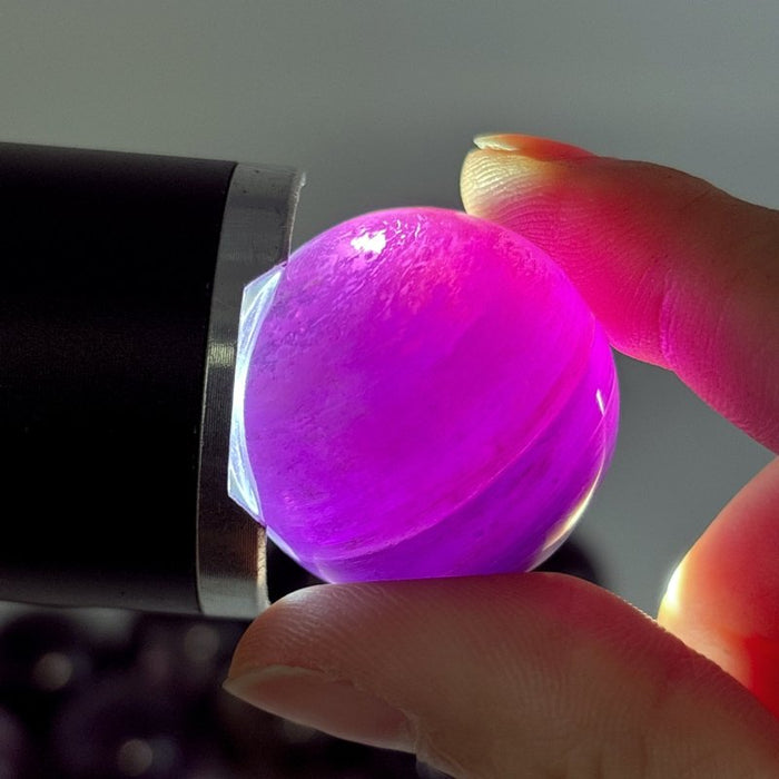 14 Pieces High Quality Purple Lepidolite Spark Spheres
