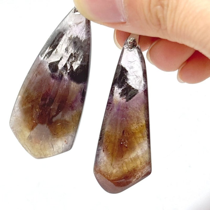 16 Pieces Rare Auralite 23 Ametrine Mixed Pyrite Crystal For Collection