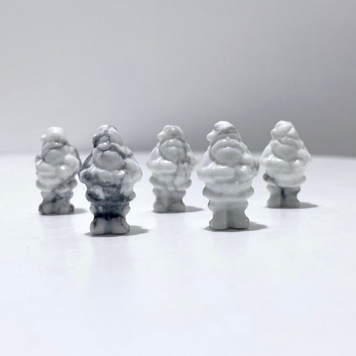 1in Howlite Santa Claus Christmas Carving Wholesale
