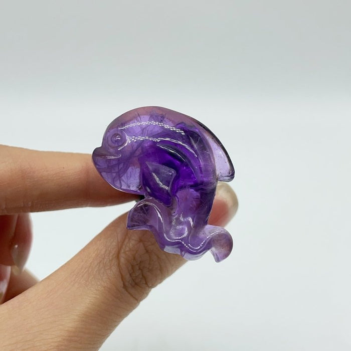 2 Types Dolphin & Mermaid On The Moon Amethyst Car Air Vent Clips Wholesale