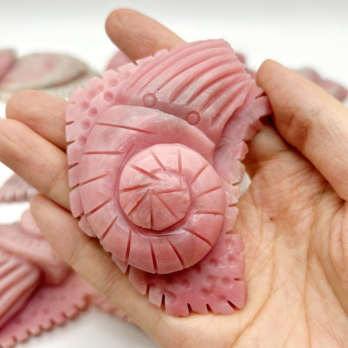 20 Pieces Pink Opal Sea Animals Carving Wholesale