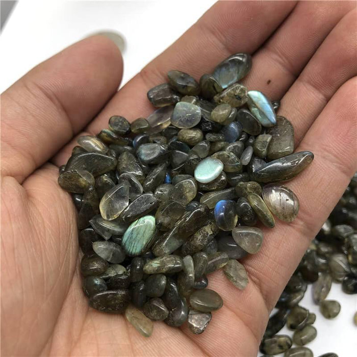 Labradorite Gravel Stone Tumbled crystal Chips Wholesale