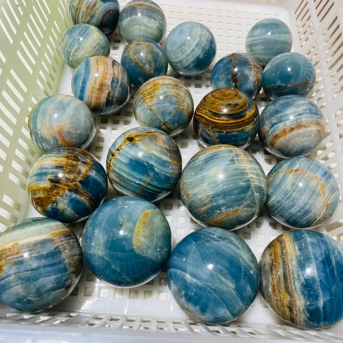 Blue Onyx Spheres Ball Wholesale