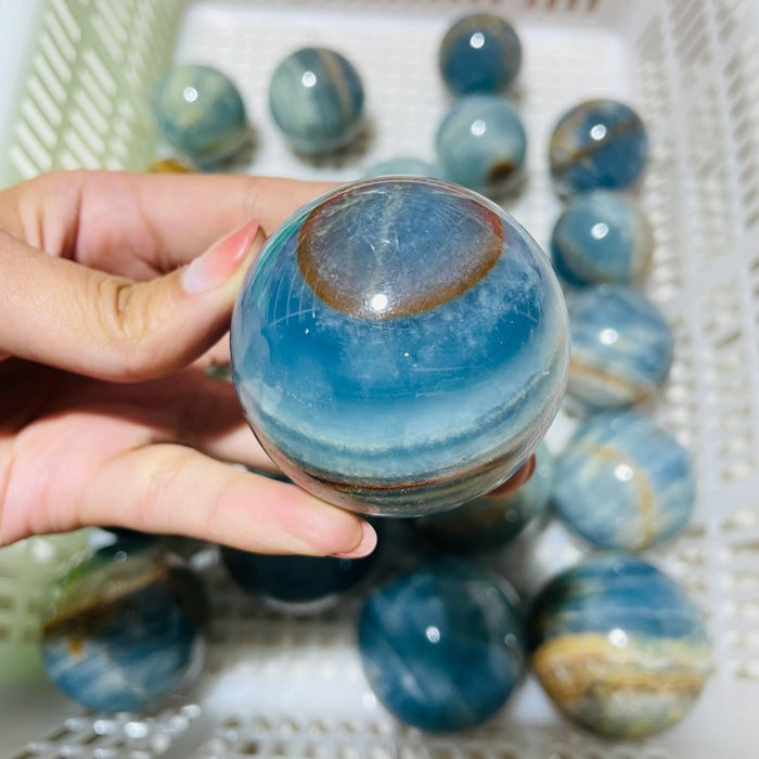 Blue Onyx Spheres Ball Wholesale