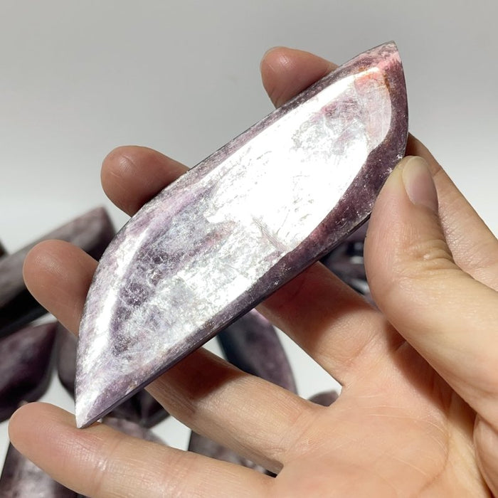 29 Pieces High Quality Purple Flash Lepidolite Leaf