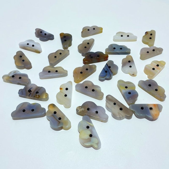 3 Expressions Mixed Agate Clouds Carving Wholesale