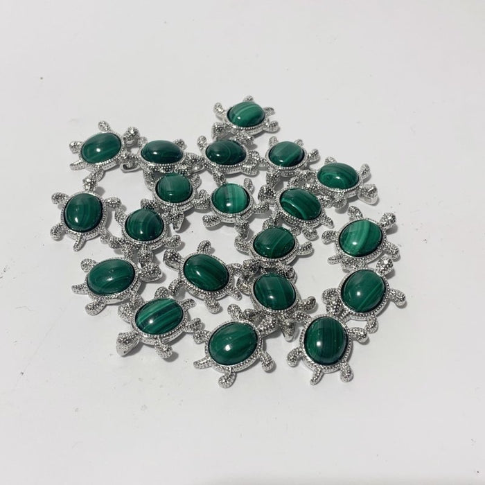 4 Types Cute Turtle Pendant Wholesale Larimar Labradorite
