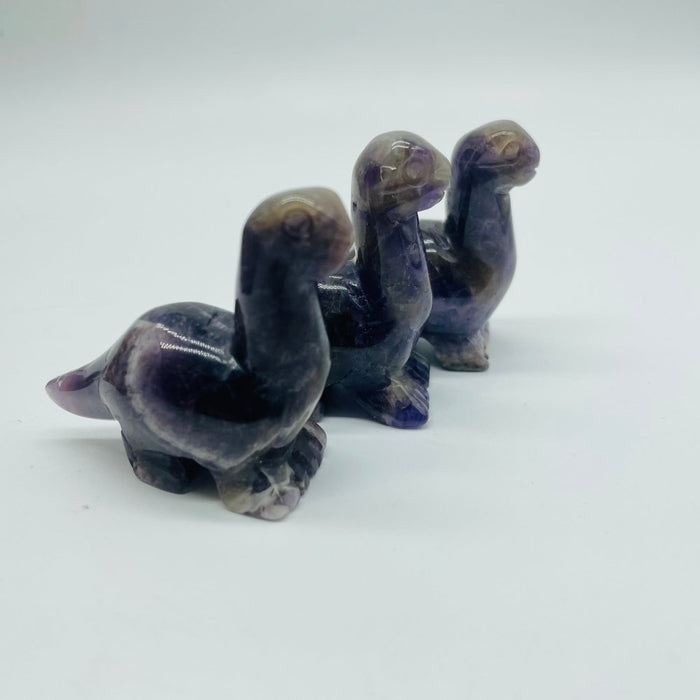 3 Types Stone Dinosaur Chevron Amethyst & Green Aventurine Carving Wholesale