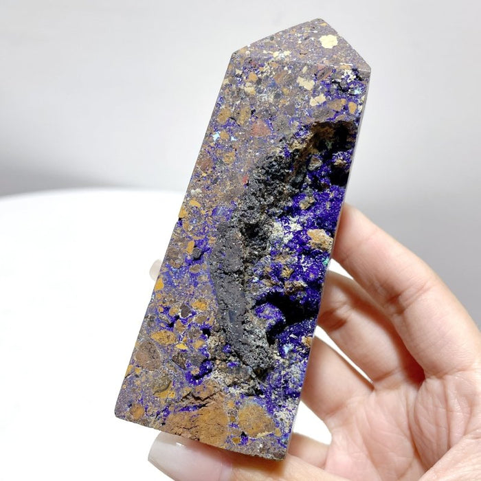 33 Pieces Azurite Malachite Tower