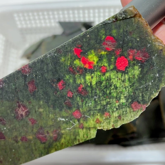 3.95kg (8.7lbs) Red Garnet Thin Section Slab
