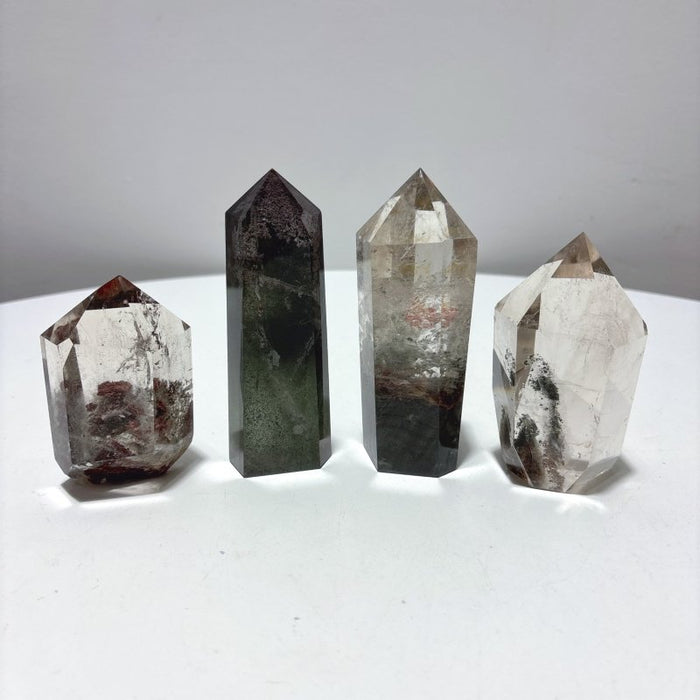 4 Pieces Garden Quartz Tower