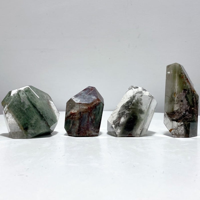 4 Pieces Unique Garden Quartz Free Form