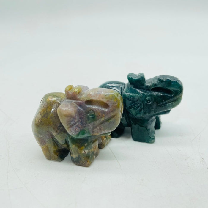 4 Types Elephant Crystals Carving Wholesale