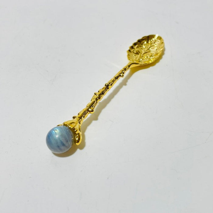5 Colors Coffee Spoon With High Quality Labradorite Sphere Wholesale