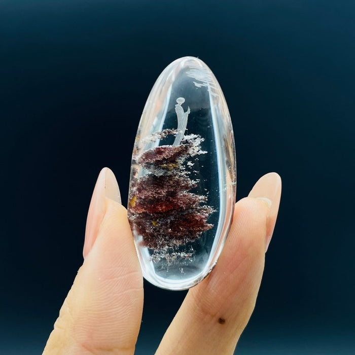 5 Pieces Buddhist Monk Bodhi Kensho Garden Quartz Inner Scene Carving