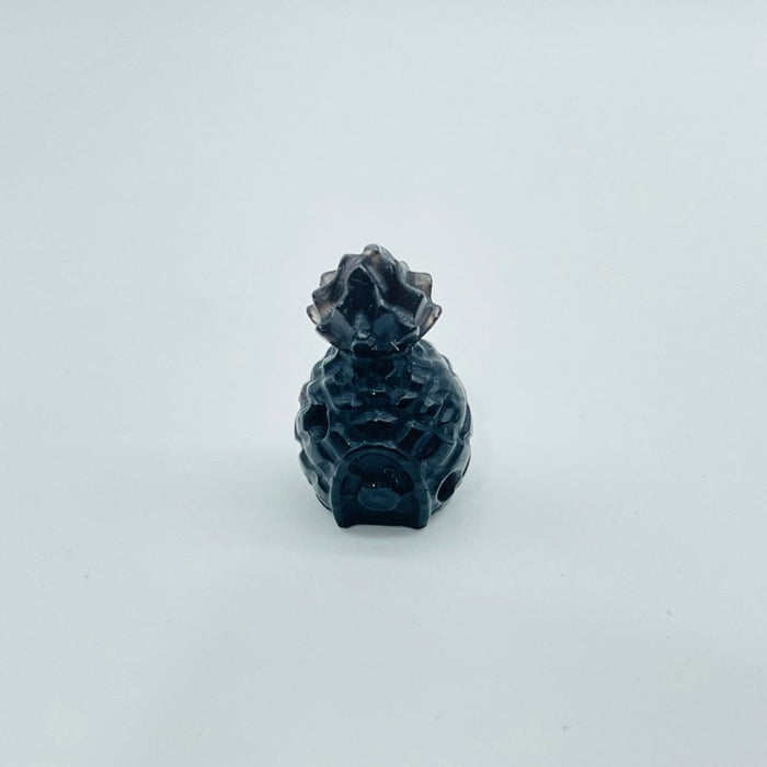 5 Types Mini Black Obsidian Carving Wholesale Pineapple Seashell Brain