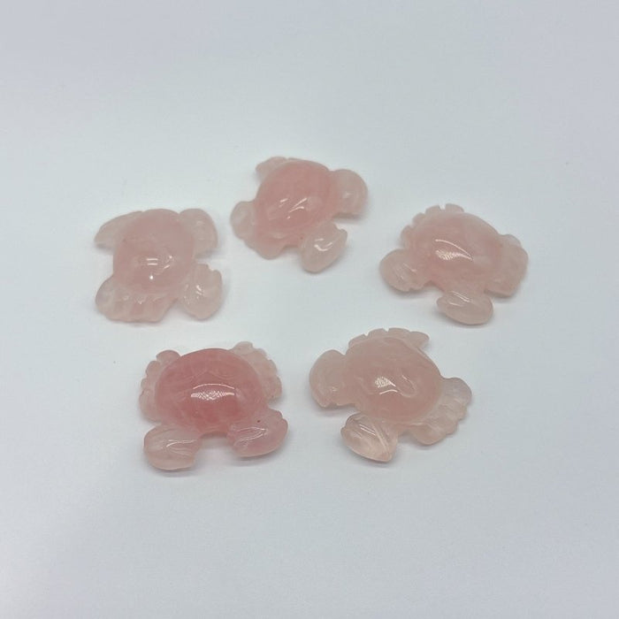 5 Types Mini Crab Rose Quartz Moss Agate Wholesale