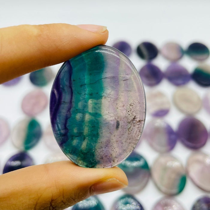 50 Pieces Fluorite Worry Stone