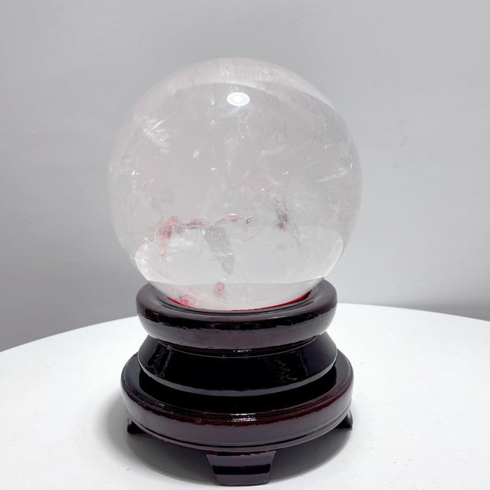 6.8in Large Clear Quartz Sphere