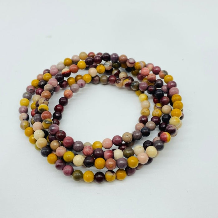 7 Types Mini Beads Bracelet Wholesale Carnelian Black Tourmaline Ocean Jasper