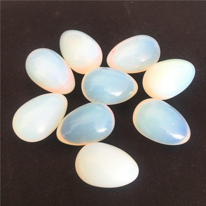 7 Types Mini Egg Clear Quartz Tiger Eye