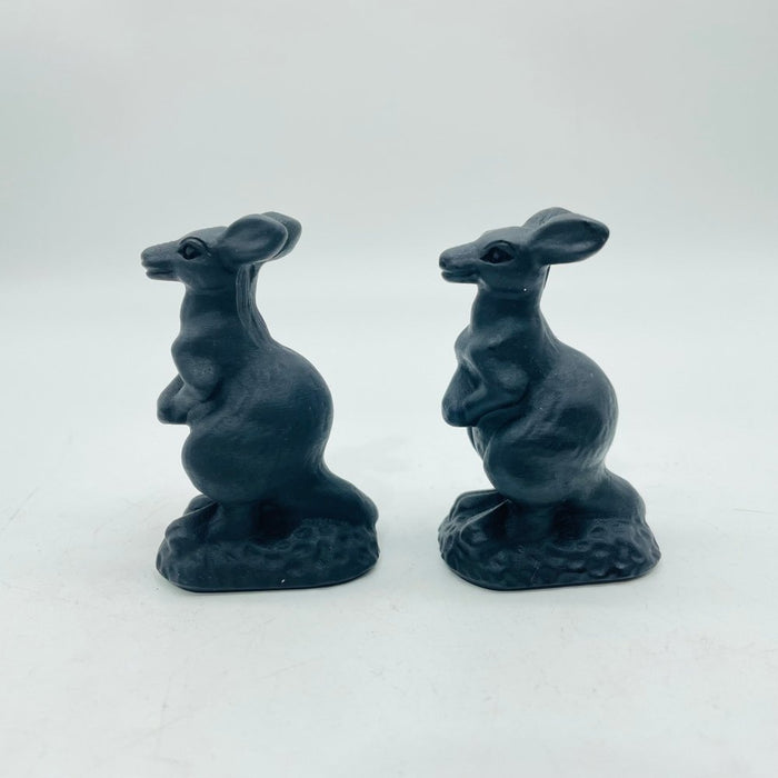 Black Obsidian Kangaroo Carving Wholesale
