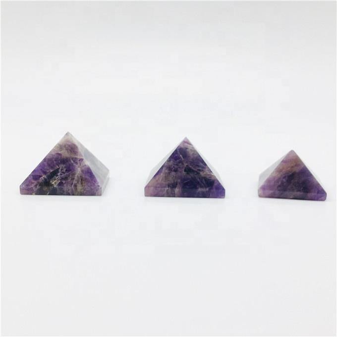 Amethyst Chevron Pyramids Wholesale