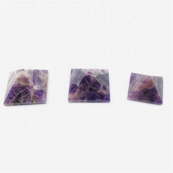 Amethyst Chevron Pyramids Wholesale