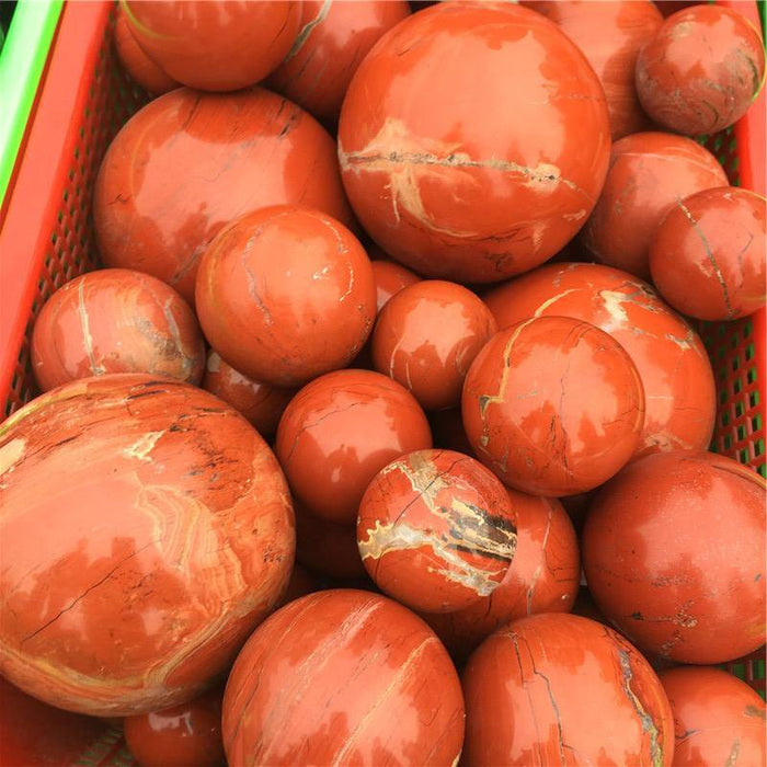 Large Red Jasper Sphere Ball Wholesale