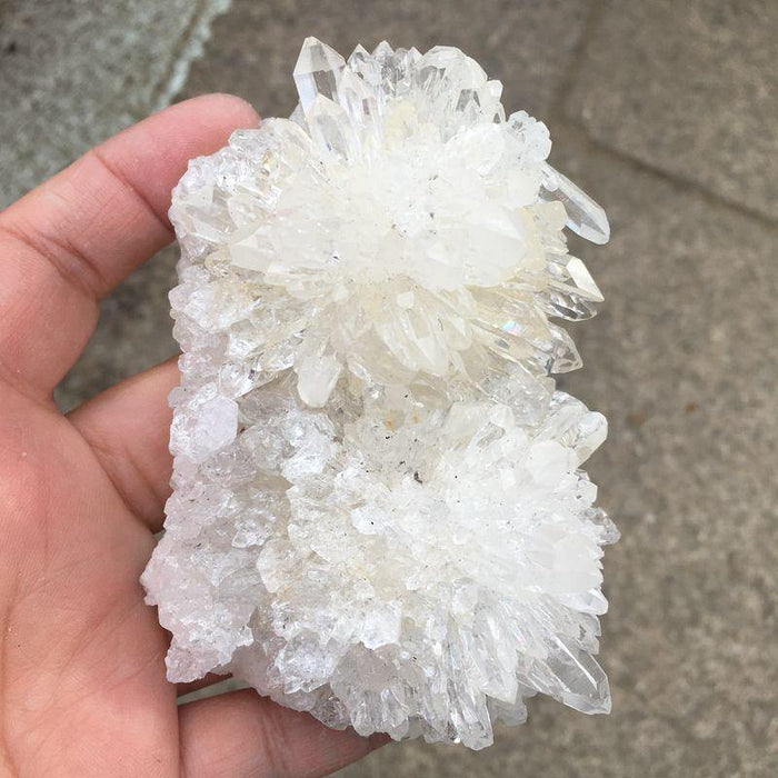 China White Quartz Crystal Cluster Wholesale