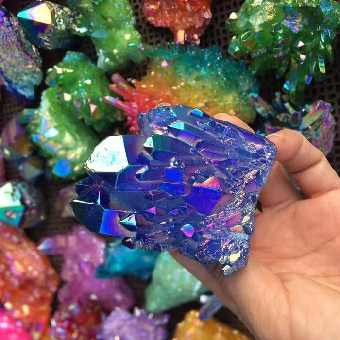 Colorful Aura Crystal Cluster Wholesale