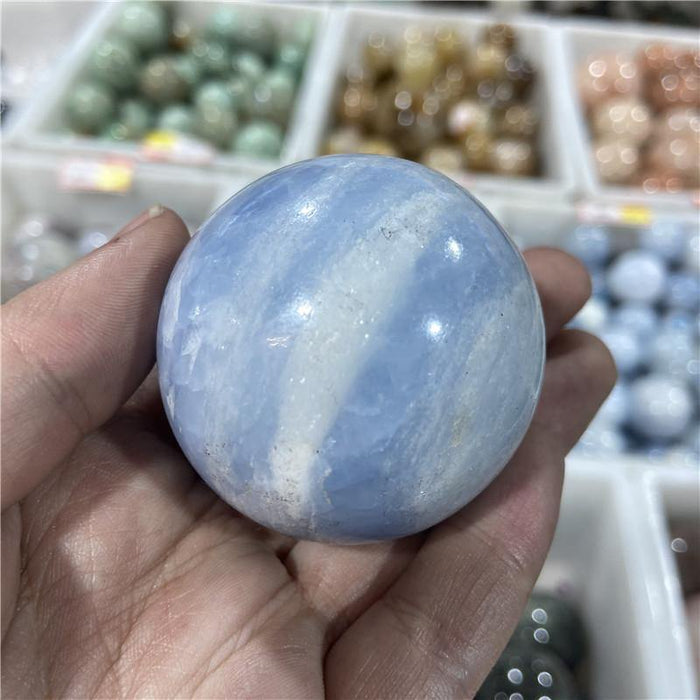 Blue Calcite Sphere Ball Wholesale