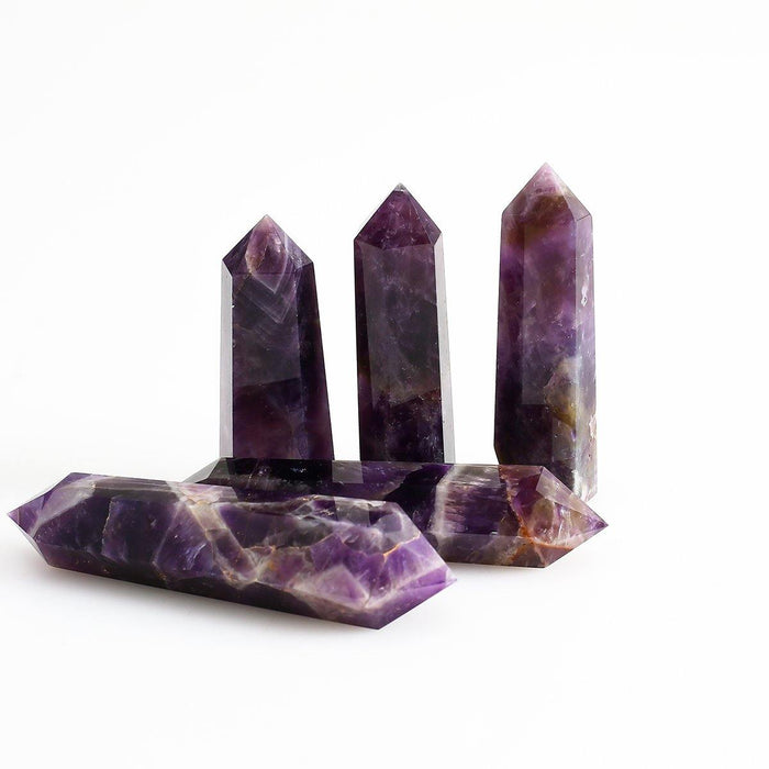 Chevron Amethyst Double Points Wholesale
