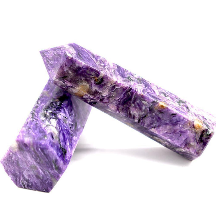 High Quality Charoite Stone Point