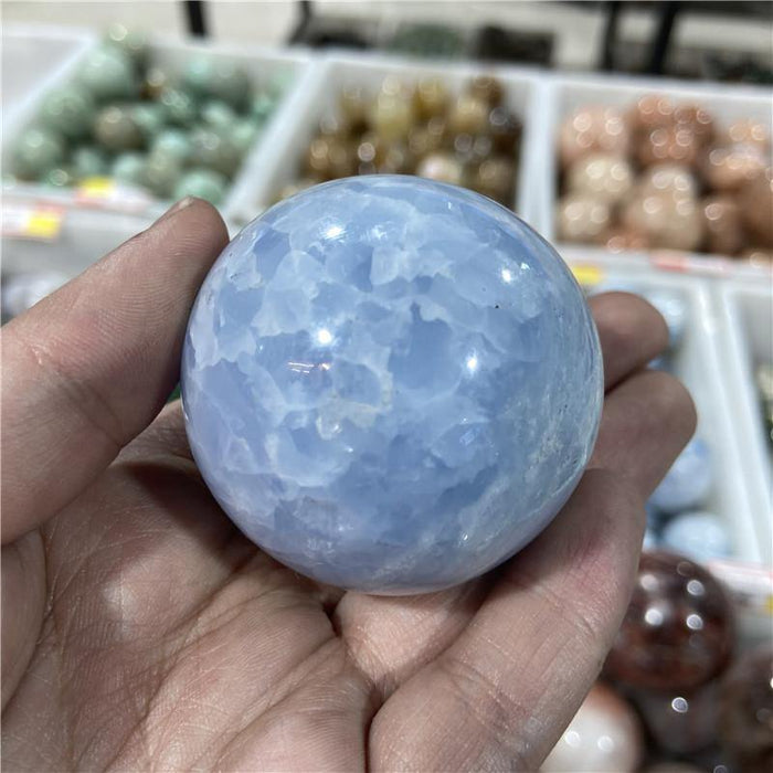 Blue Calcite Sphere Ball Wholesale