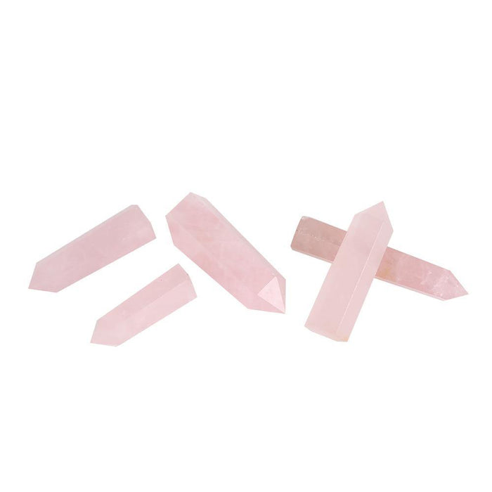 Brazil rose quartz point 2-3.5in(5-9cm)