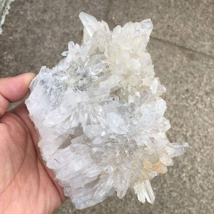 China White Quartz Crystal Cluster Wholesale