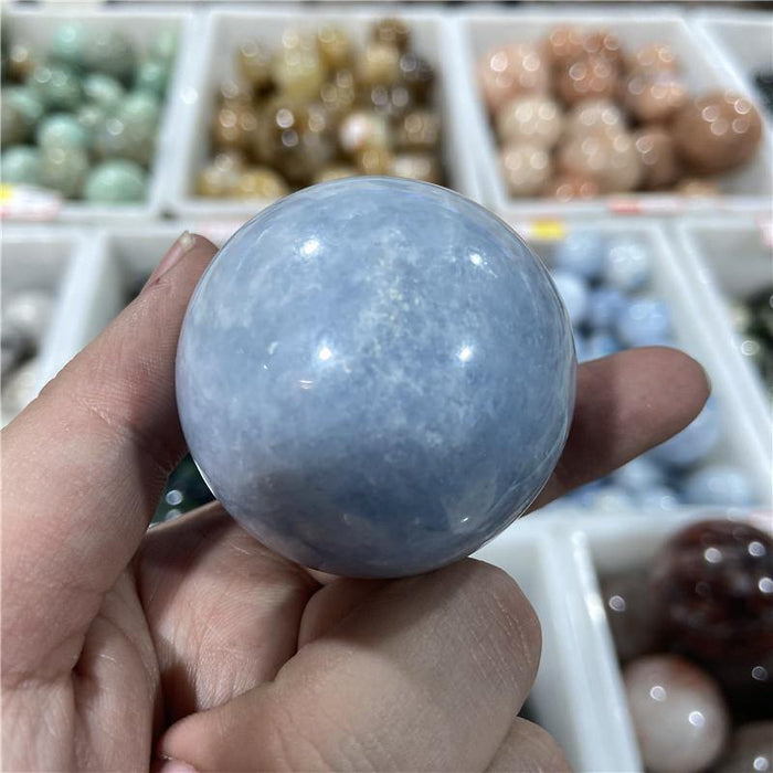 Blue Calcite Sphere Ball Wholesale