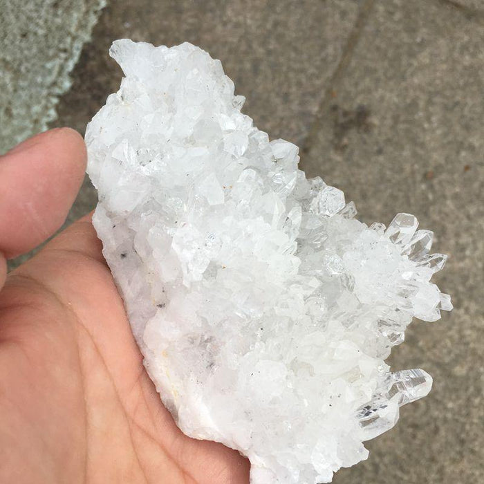 China White Quartz Crystal Cluster Wholesale