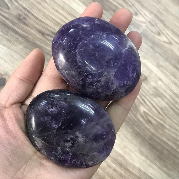 Chevron Amethyst Palm Tumbled Wholesale