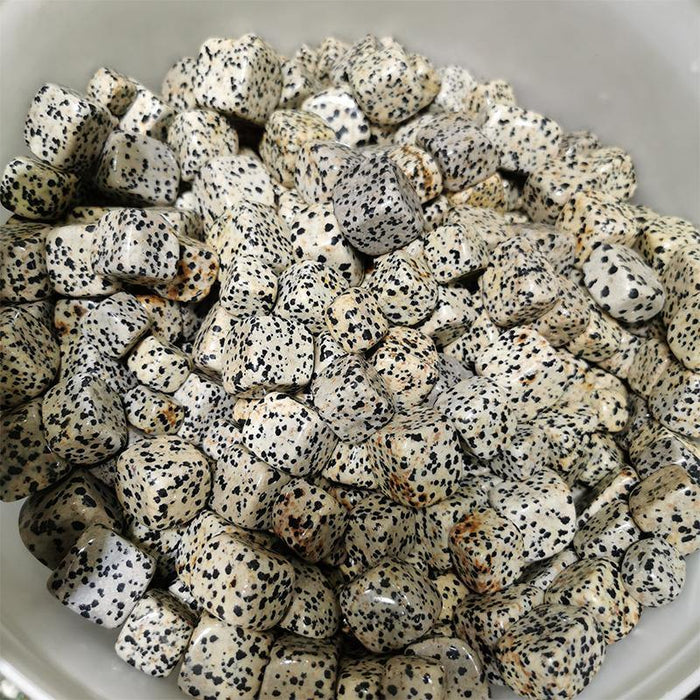 Dalmatian Jasper Cube Tumble Stone Wholesale