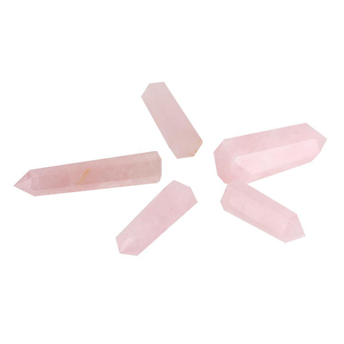 Brazil rose quartz point 2-3.5in(5-9cm)