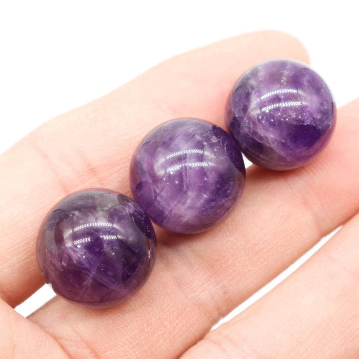Chevron Amethyst Mini Spheres Wholesale