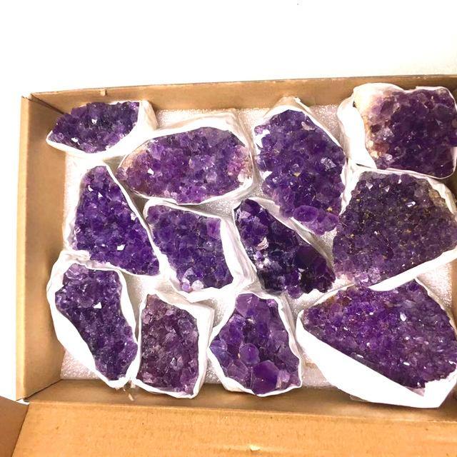 Dark Purple Amethyst Cluster With Box Wholesale