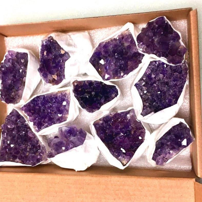 Dark Purple Amethyst Cluster With Box Wholesale